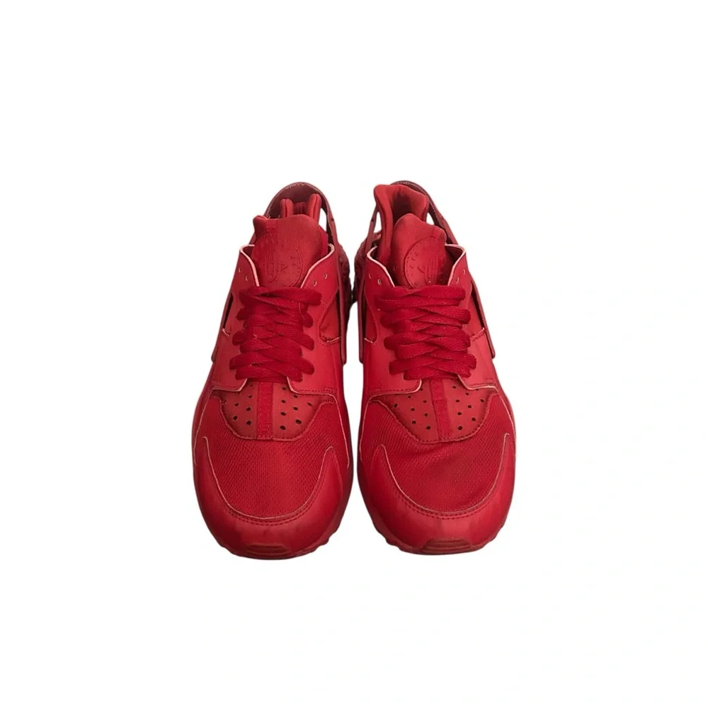 Nike Men’s Air Huarache Run 318429-660 Red Sneakers Size 9.5 - Picture 3 of 12